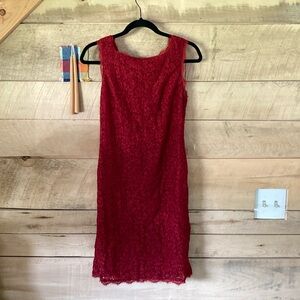 Adrianna Papell lace dress. Worn once, great condition.